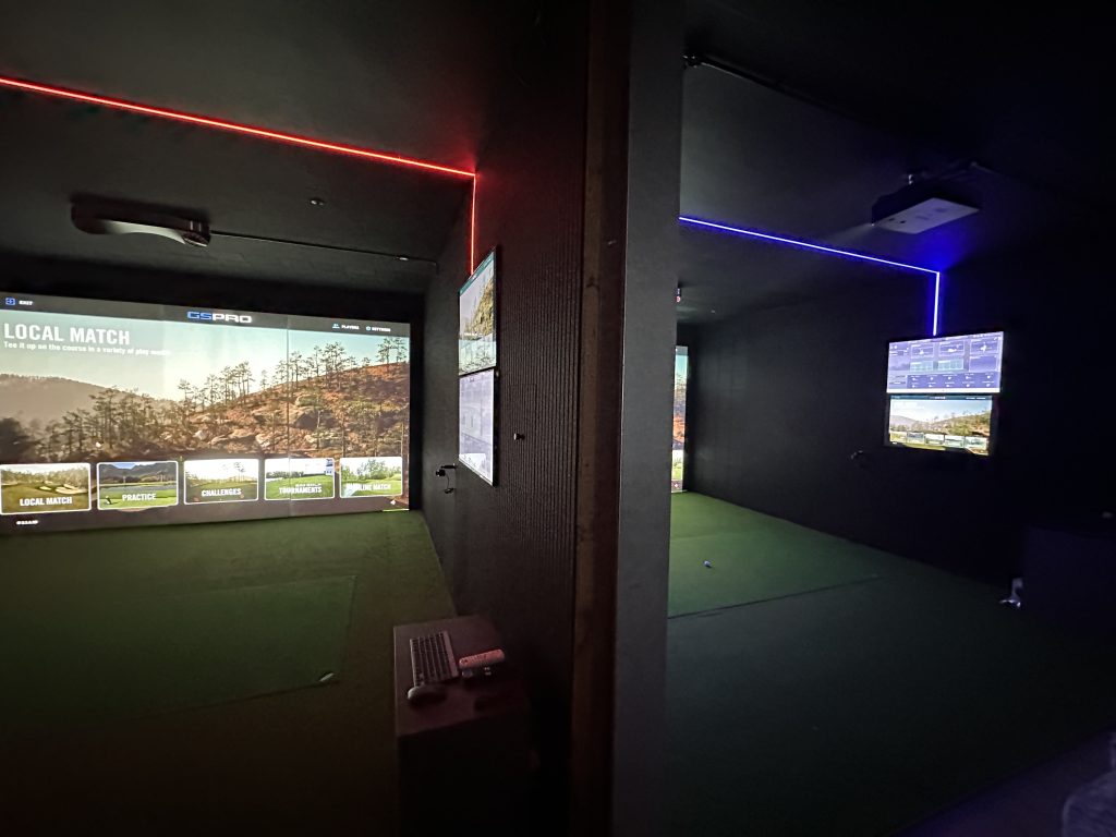 Indoor Golf Simulator at Ilkley Golf Studios